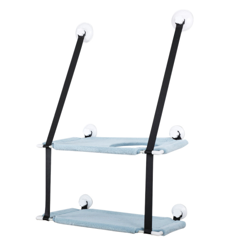 Window suction cup hanging cat litter