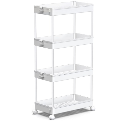 Universal wheel mobile 4-tier shelf Width