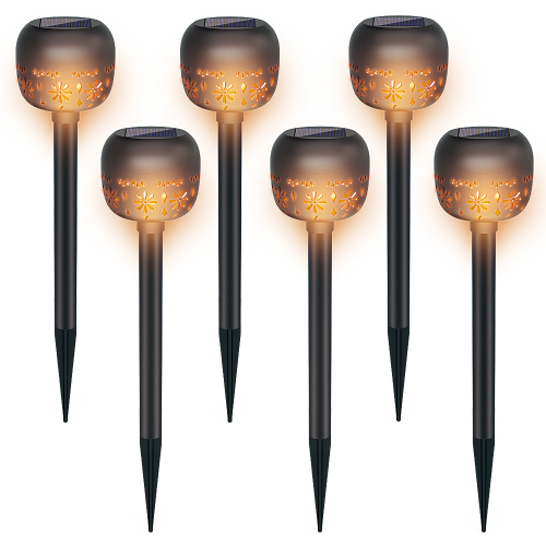 6 Pack Solar Outdoor Lights
