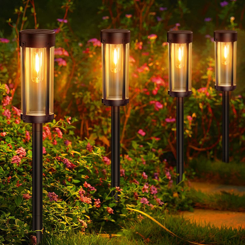 Solar Pathway Lights Outdoor 4 Packs