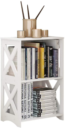 Bedside Table 38 x 24 x 60 cm, White